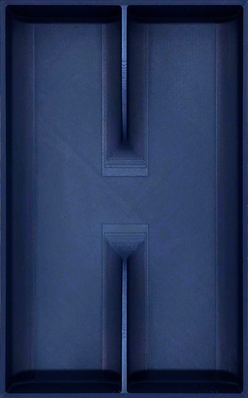 Fork & Spoon Cutlery Module 8x5 - Drawer Builder - Army Blue - Hidden