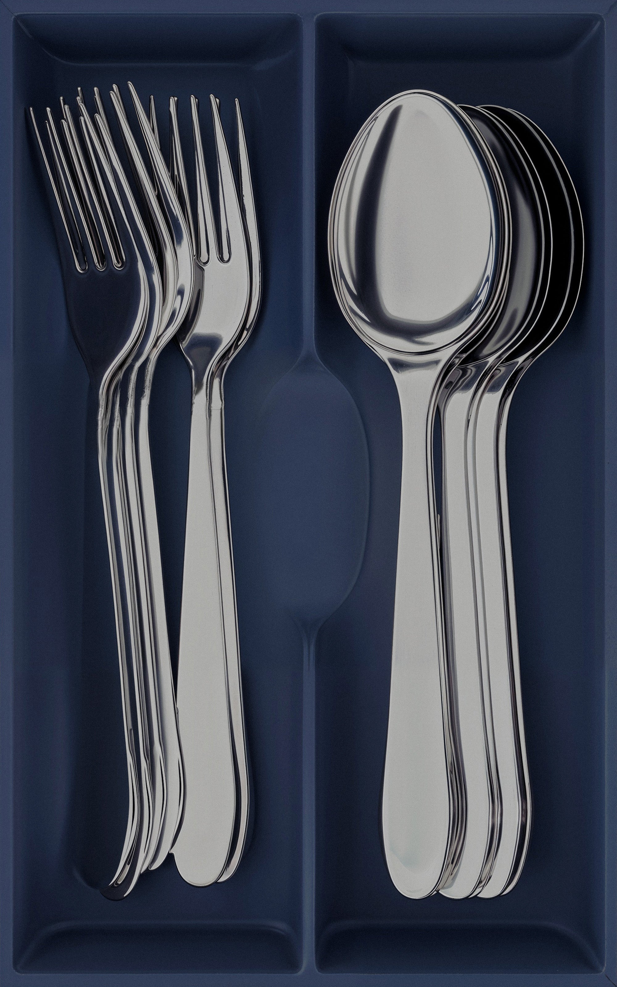 Fork & Spoon Cutlery Module 8x5 - Drawer Builder - Army Blue - Show