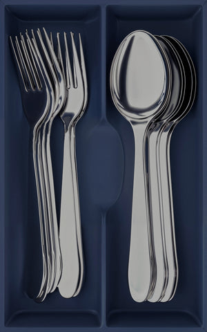 Fork & Spoon Cutlery Module 8x5 - Drawer Builder - Army Blue - Show