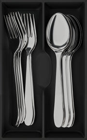 Fork & Spoon Cutlery Module 8x5 - Drawer Builder - Charcoal Black - Show