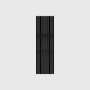 Compact Knife Block Organiser in Charcoal Black — 10×3 modular drawer organiser, PLA bioplastic, alternate angle