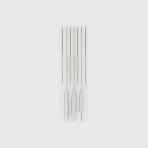 Compact Knife Block Organiser in Cotton White — 10×3 modular drawer organiser, PLA bioplastic