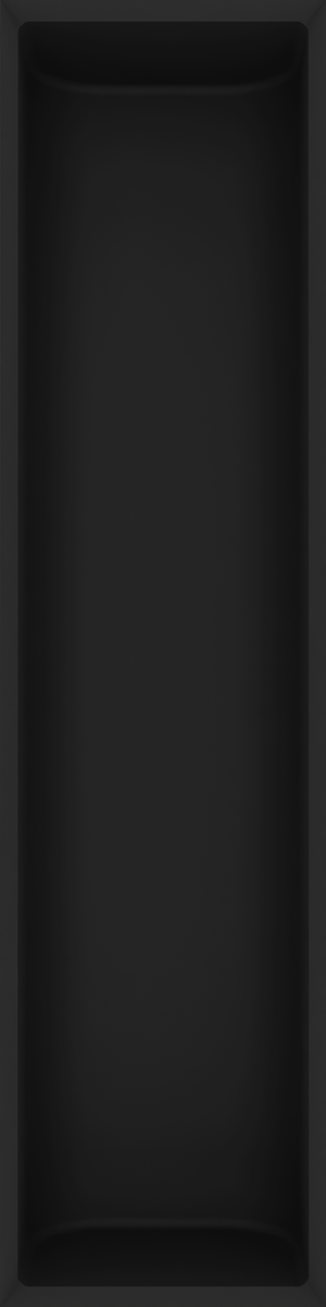 Long Utensile Module 2x8 - Drawer Builder - Charcoal Black - Hidden