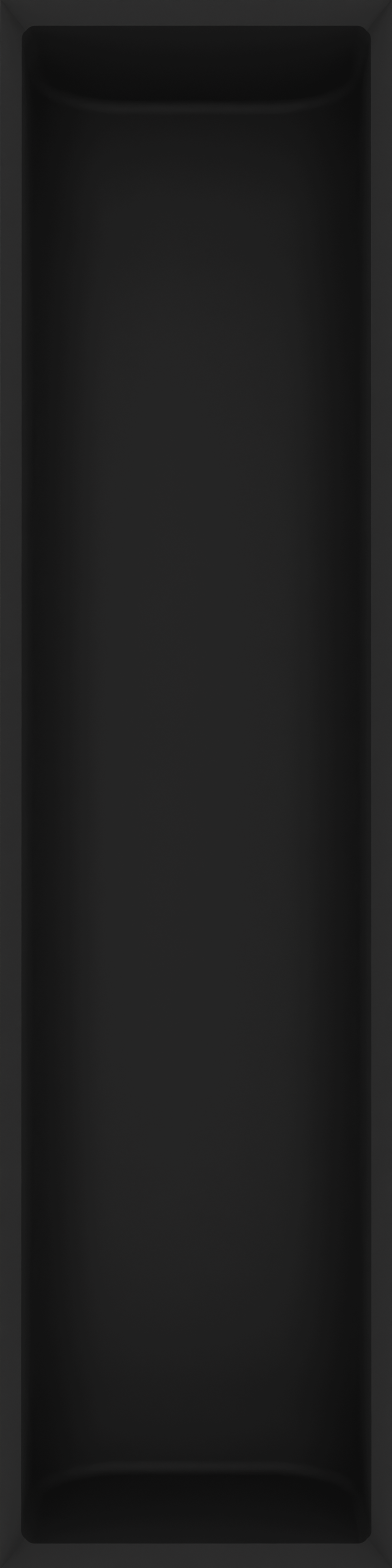 Long Utensile Module 2x8 - Drawer Builder - Charcoal Black - Hidden