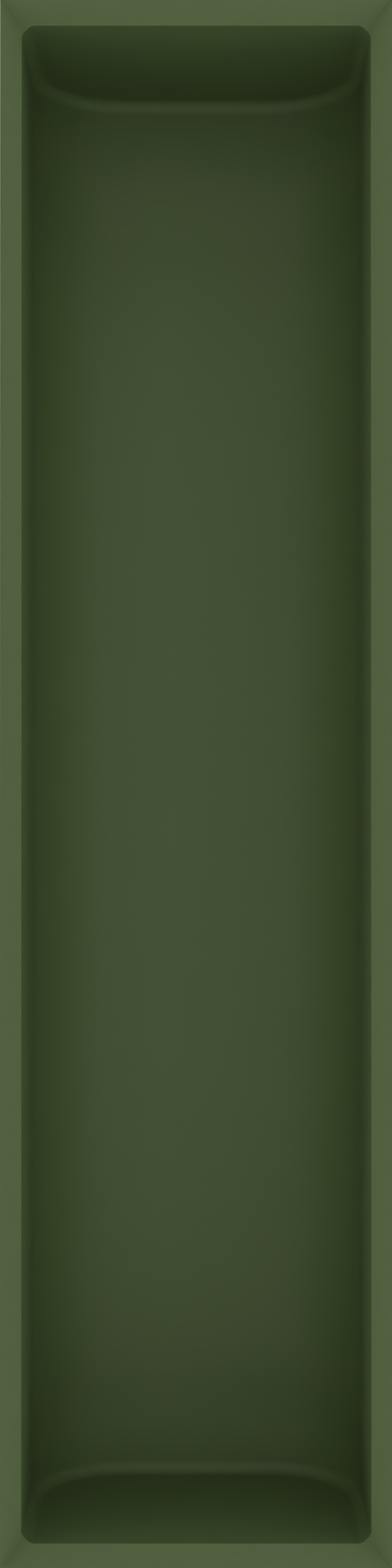 Long Utensile Module 2x8 - Drawer Builder - Olive Green - Hidden