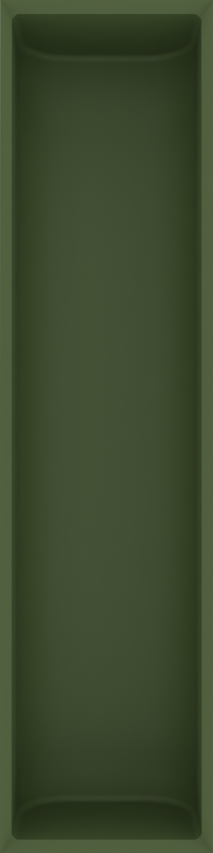 Long Utensile Module 2x8 - Drawer Builder - Olive Green - Hidden