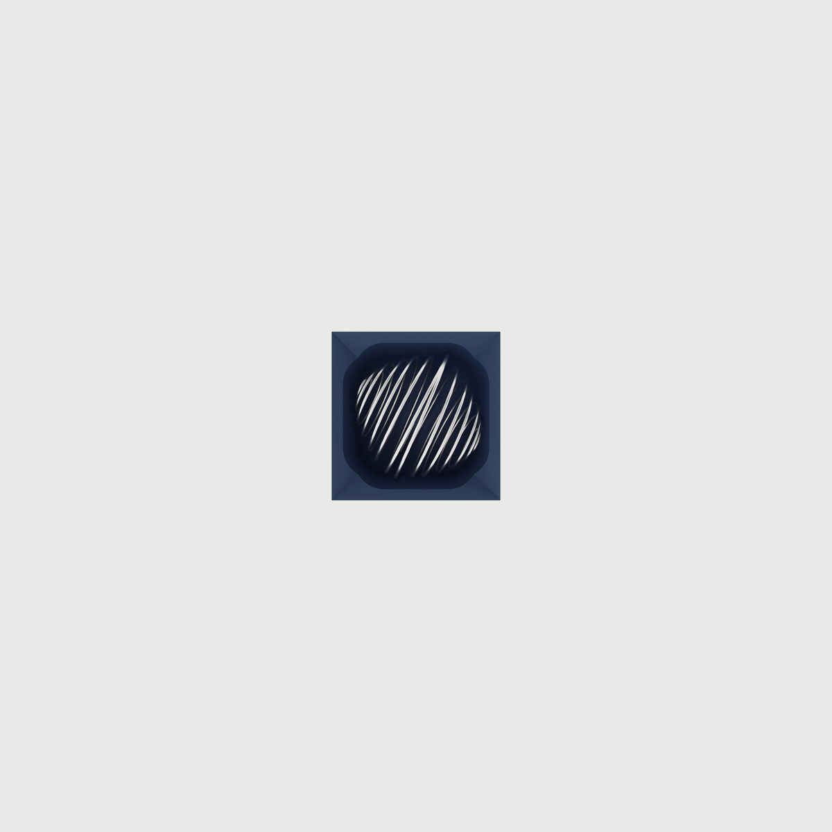 Mini Rectangle Organiser in Army Blue — 2×2 modular drawer organiser, food-safe PLA bioplastic