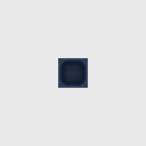 Mini Rectangle Organiser in Army Blue — 2×2 modular drawer organiser, food-safe PLA bioplastic, alternate angle