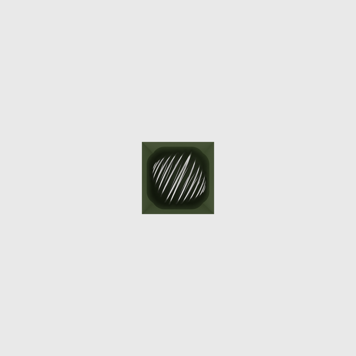 Mini Rectangle Organiser in Olive Green — 2×2 modular drawer organiser, food-safe PLA bioplastic