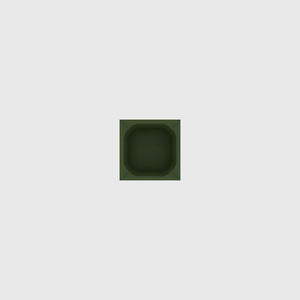 Mini Rectangle Organiser in Olive Green — 2×2 modular drawer organiser, food-safe PLA bioplastic, alternate angle