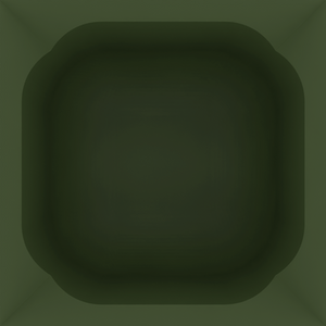 Misc Rectangle Concave 2x2 - Drawer Builder - Olive Green - Hidden