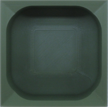 Load image into Gallery viewer, Misc Rectangle Concave 2x2 - Drawer Builder - Olive Green - Hidden
