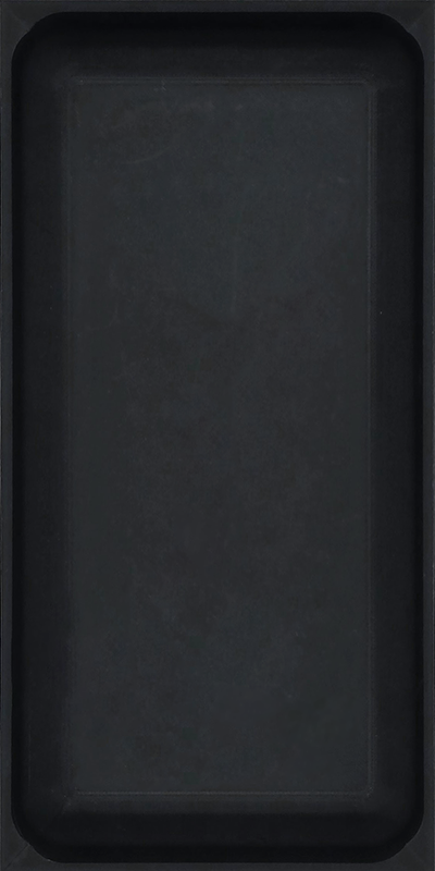 Misc Rectangle Concave 4x8 - Drawer Builder - Charcoal Black - Hidden
