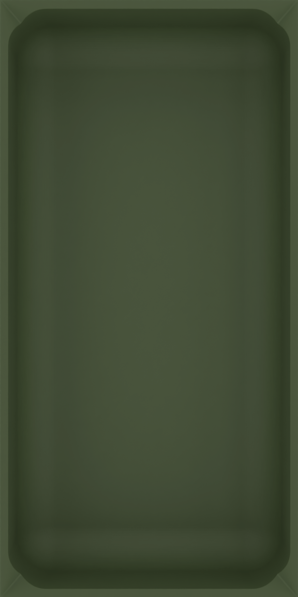 Misc Rectangle Concave 4x8 - Drawer Builder - Olive Green - Hidden