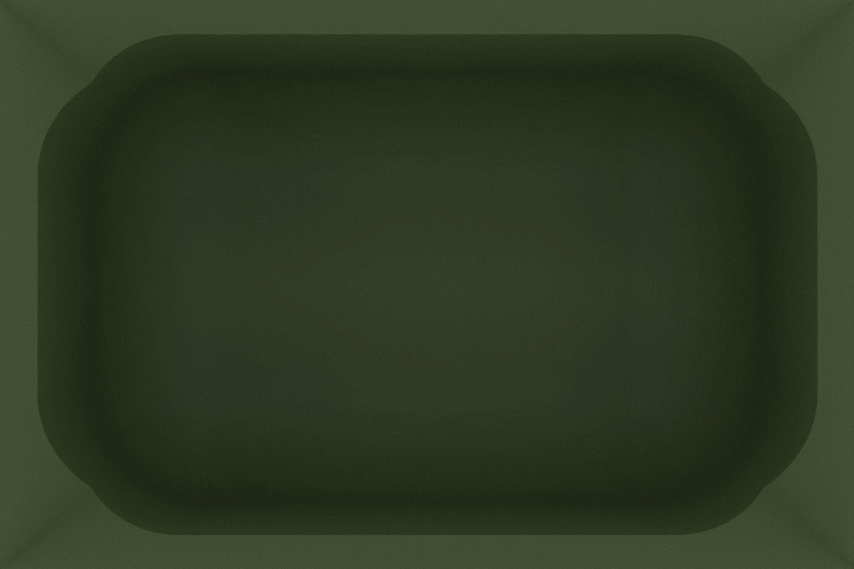 Misc Rectangle Module 2x3 - Drawer Builder - Olive Green - Hidden