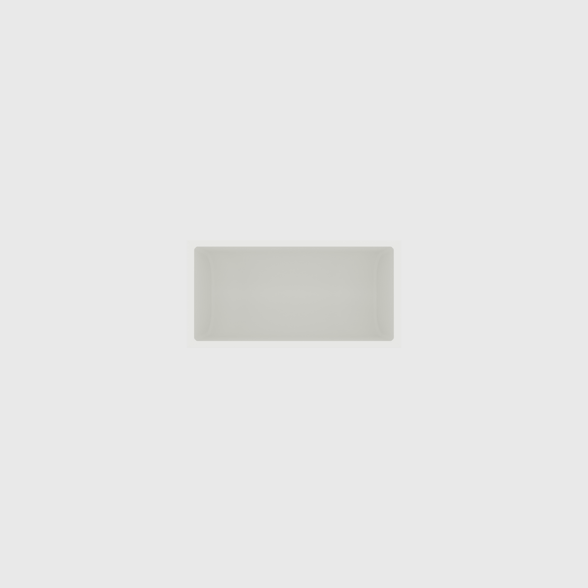 Small Essentials Organiser in Cotton White — 2×4 modular drawer organiser, food-safe PLA bioplastic, alternate angle