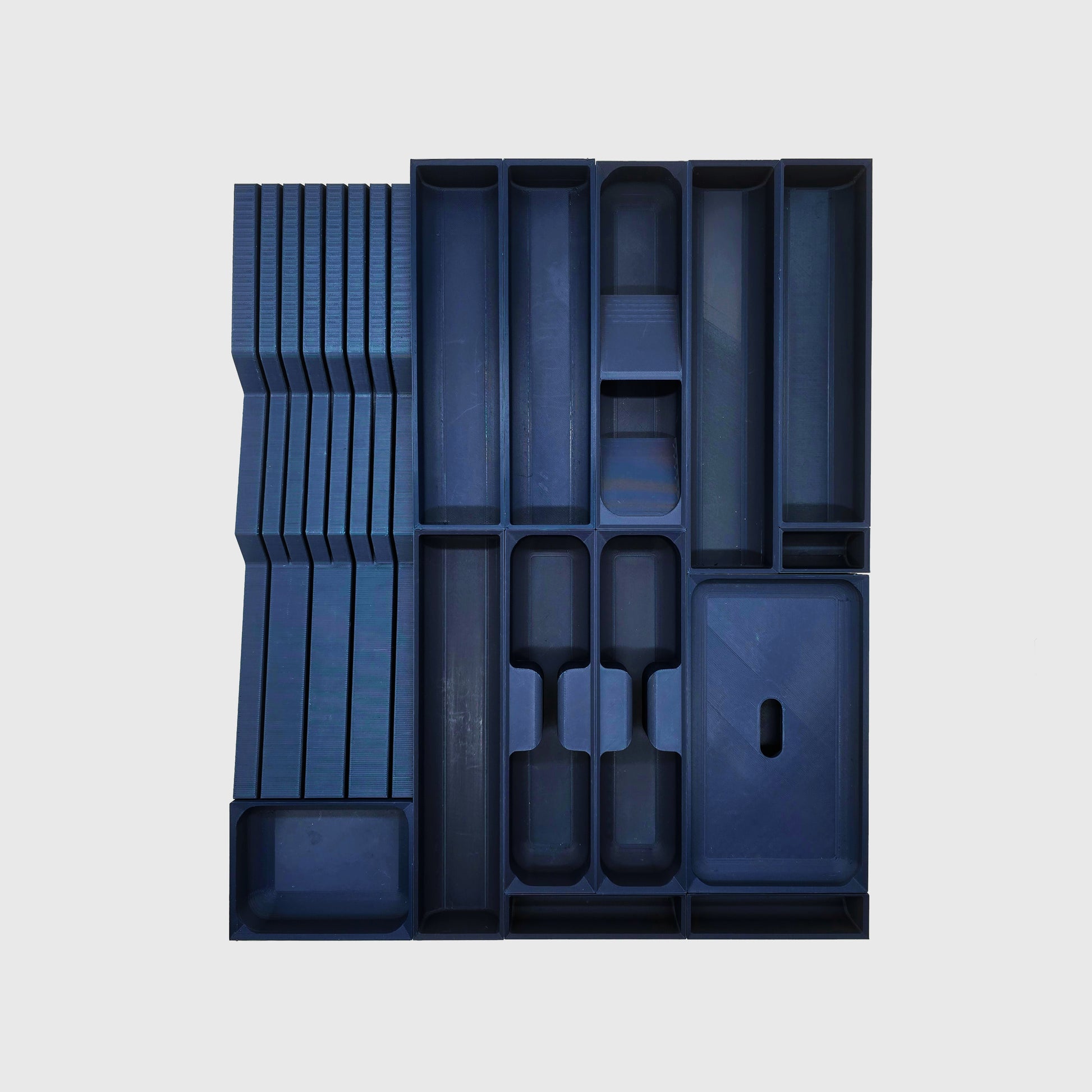 Primary Drawer Organiser - Standard - Army Blue - View 3