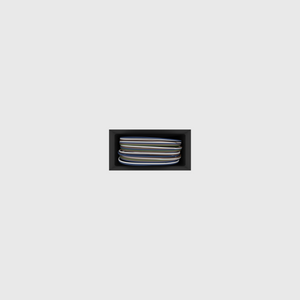 Mini rubber band drawer organiser module — 1×2 narrow slot, 29.5×59mm, food-safe PLA