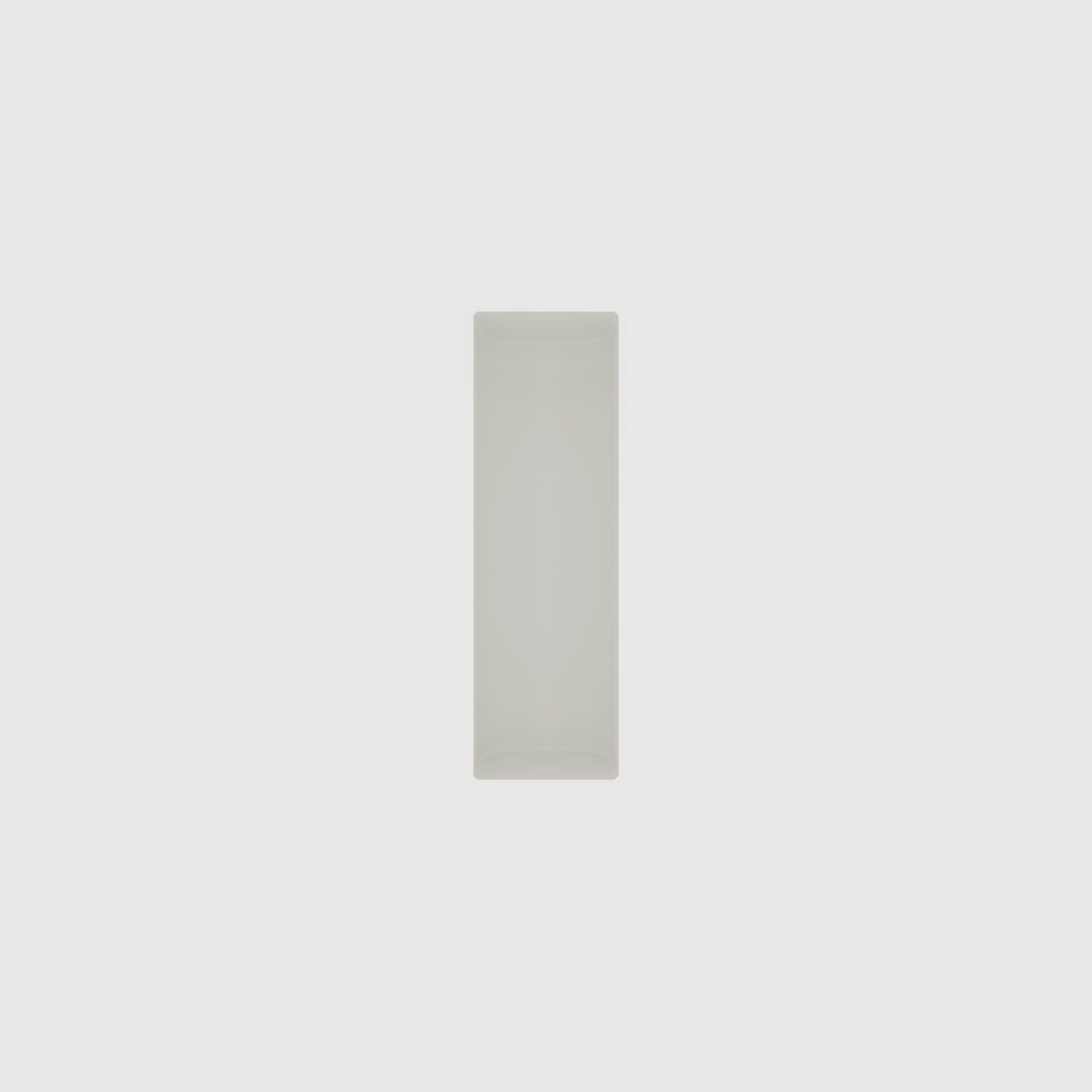 Small Utensil Organiser in Cotton White — 6×2 modular drawer organiser, food-safe PLA bioplastic, alternate angle