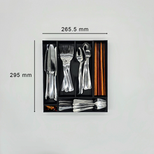 Load image into Gallery viewer, Space Saving Cutlery Organizer - Standard - Charcoal Black - View 3
