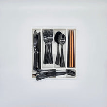 Load image into Gallery viewer, Space Saving Cutlery Organizer - Standard - Cotton White - View 1
