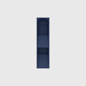 2-Tier Fork and Spoon Organiser in Army Blue — 8×2 modular drawer organiser, food-safe PLA bioplastic, alternate angle