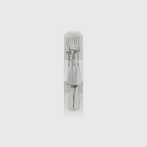 2-Tier Fork and Spoon Organiser in Cotton White — 8×2 modular drawer organiser, food-safe PLA bioplastic