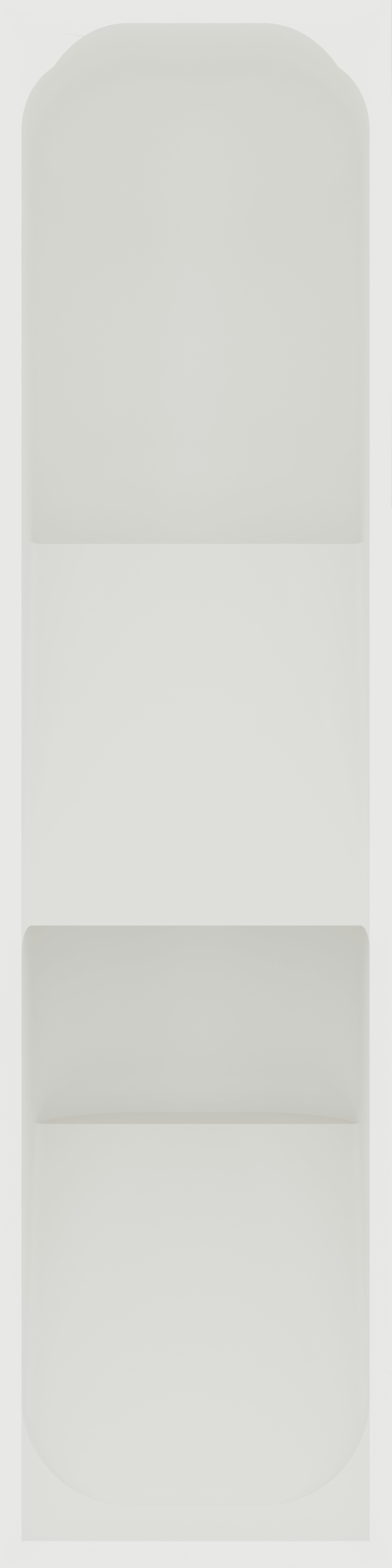 Stacked Small Fork & Spoons Module 8x2 - Drawer Builder - Cotton White - Hidden