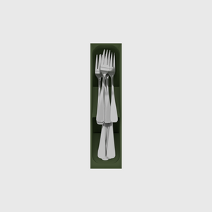 2-Tier Fork and Spoon Organiser in Olive Green — 8×2 modular drawer organiser, food-safe PLA bioplastic
