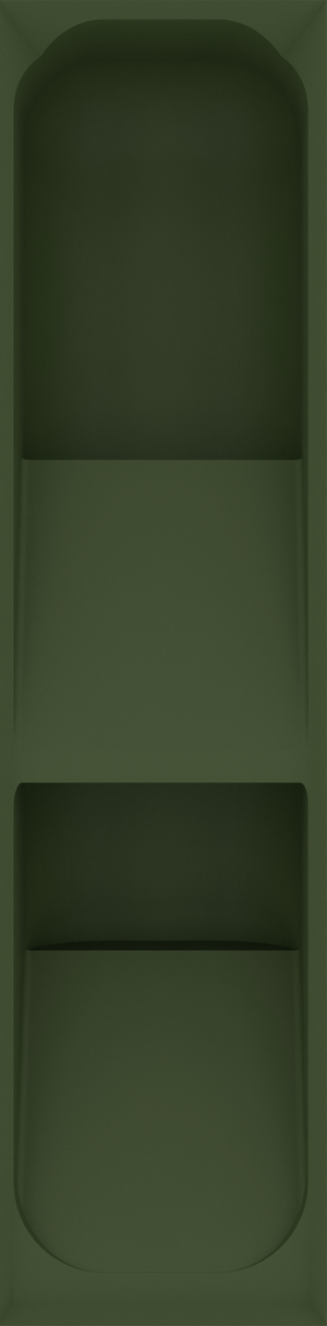 Stacked Small Fork & Spoons Module 8x2 - Drawer Builder - Olive Green - Hidden