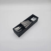 Stacked Small Fork & Spoons Module 8x2 - Standard - Charcoal Black - View 1