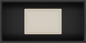 Charcoal Black stock tray with one unbranded matchbox