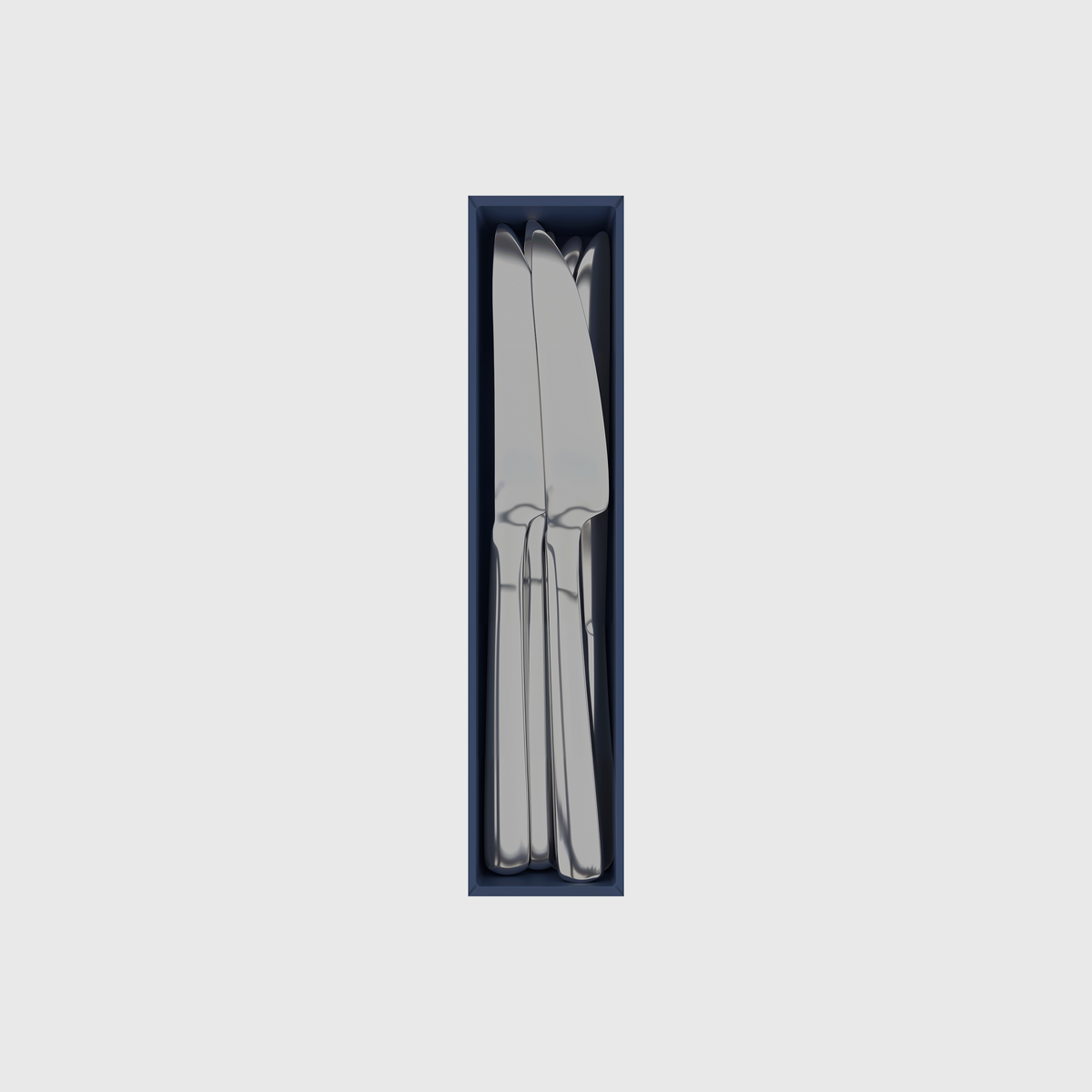 Compact Utensil Organiser in Army Blue — 9×2 modular drawer organiser, food-safe PLA bioplastic
