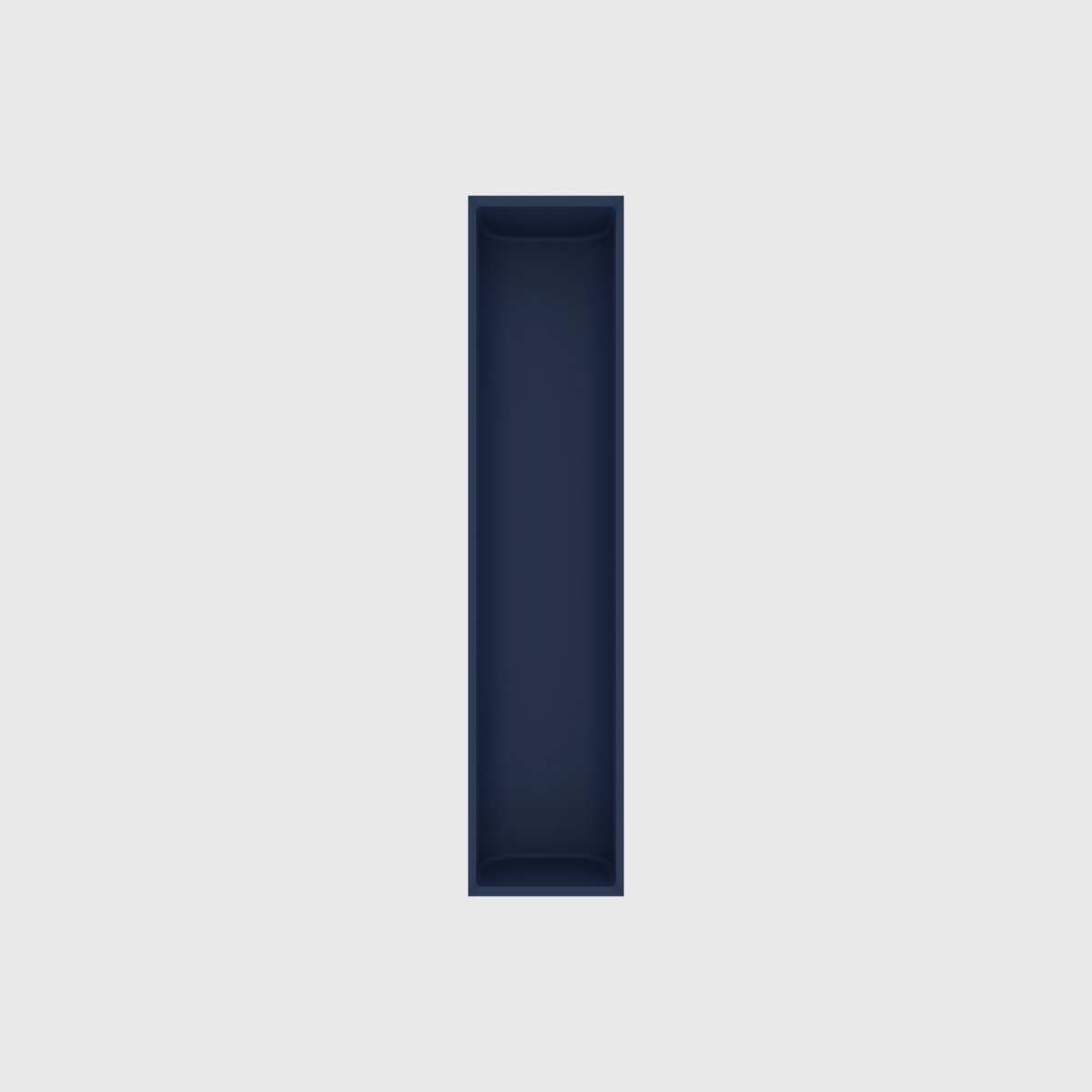 Compact Utensil Organiser in Army Blue — 9×2 modular drawer organiser, food-safe PLA bioplastic, alternate angle