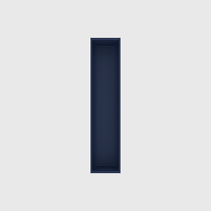 Compact Utensil Organiser in Army Blue — 9×2 modular drawer organiser, food-safe PLA bioplastic, alternate angle