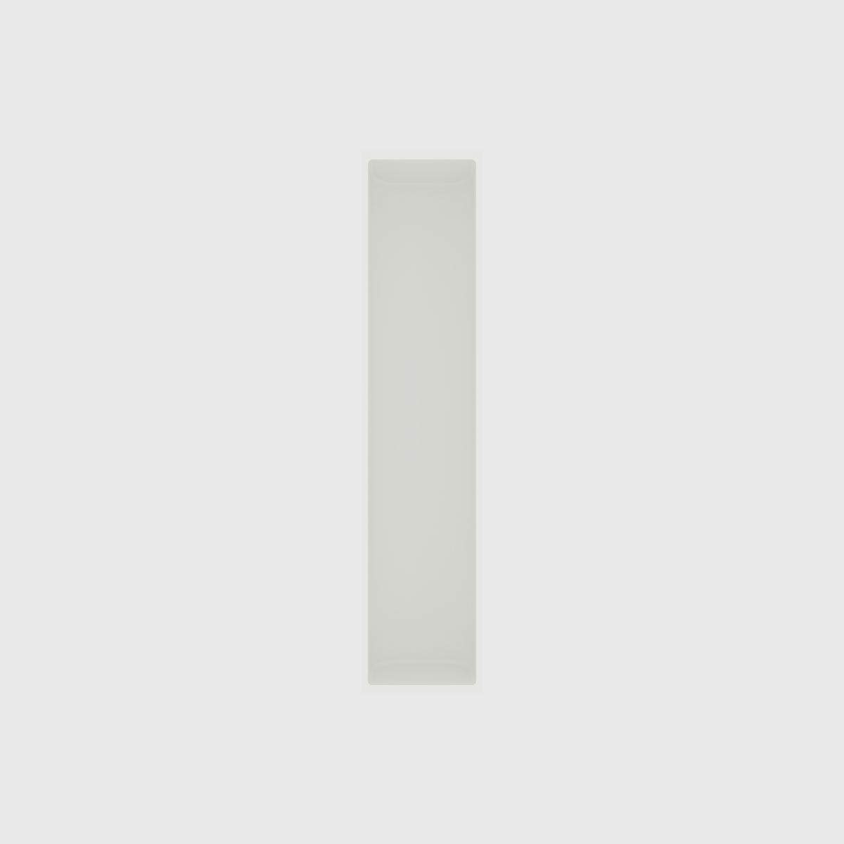 Compact Utensil Organiser in Cotton White — 9×2 modular drawer organiser, food-safe PLA bioplastic, alternate angle