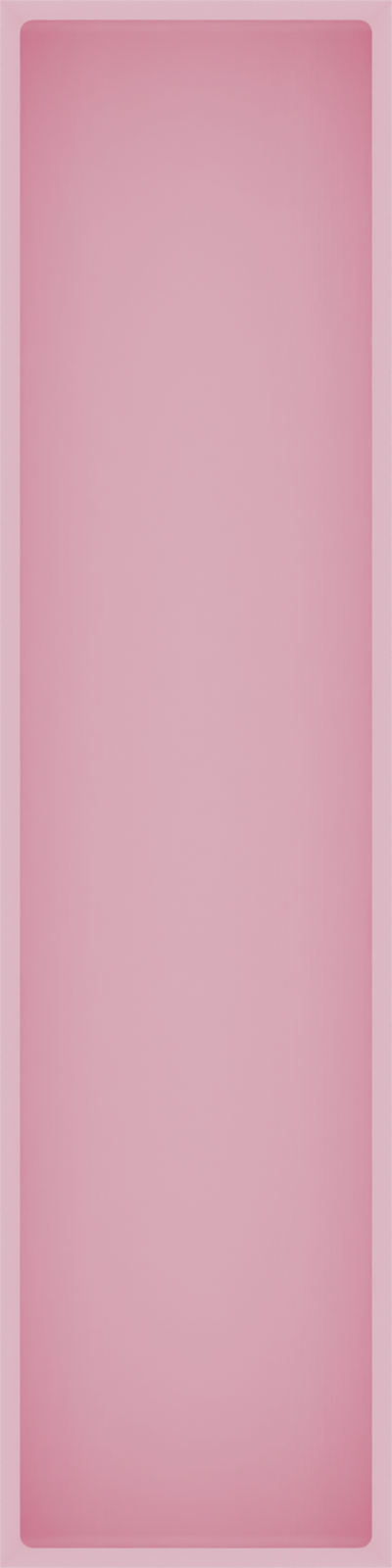 Slim tray organiser – 8x2 (236 × 59 mm) in Sakura Pink