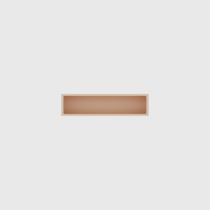 Micro strip organiser – 1x4 (29.5 × 118 mm) in Army Beige