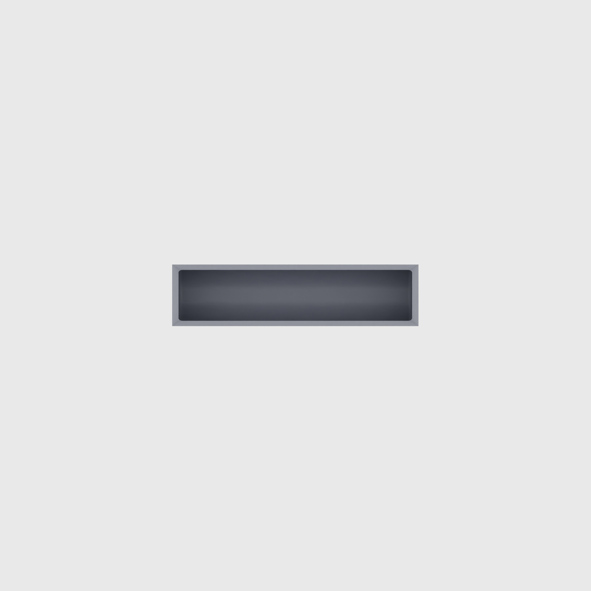 Micro strip organiser – 1x4 (29.5 × 118 mm) in Fossil Grey