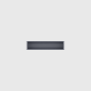 Micro strip organiser – 1x4 (29.5 × 118 mm) in Fossil Grey