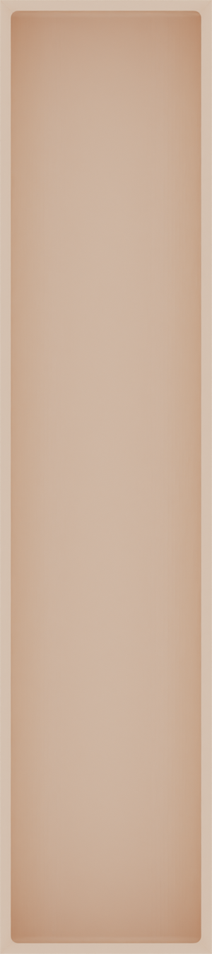 Long tray organiser – 9x2 (265.5 × 59 mm) in Army Beige