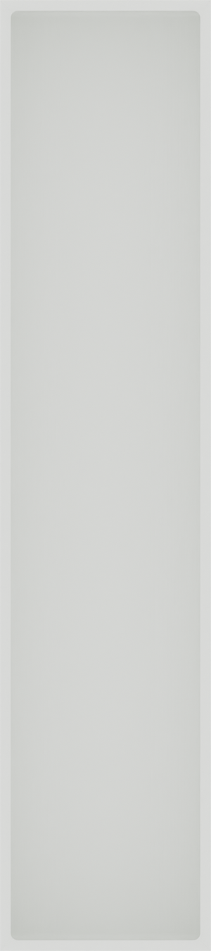 Long tray organiser – 9x2 (265.5 × 59 mm) in Cotton White