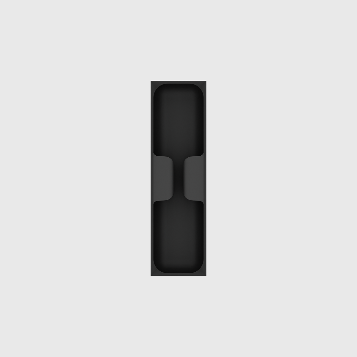 Cutlery Individual 7x2 in Charcoal Black