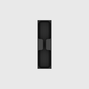 Cutlery Individual 7x2 in Charcoal Black