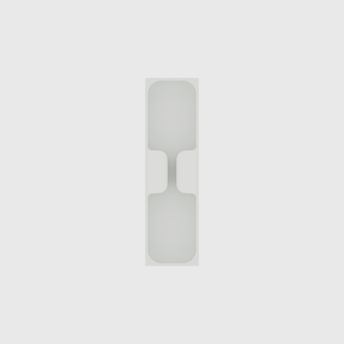 Cutlery Individual 7x2 in Cotton White