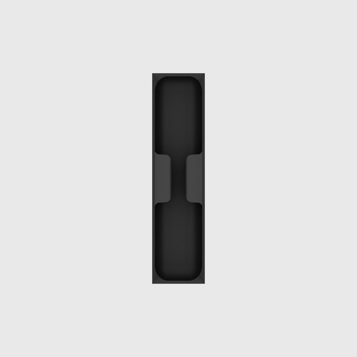 Cutlery Individual 8x2 in Charcoal Black