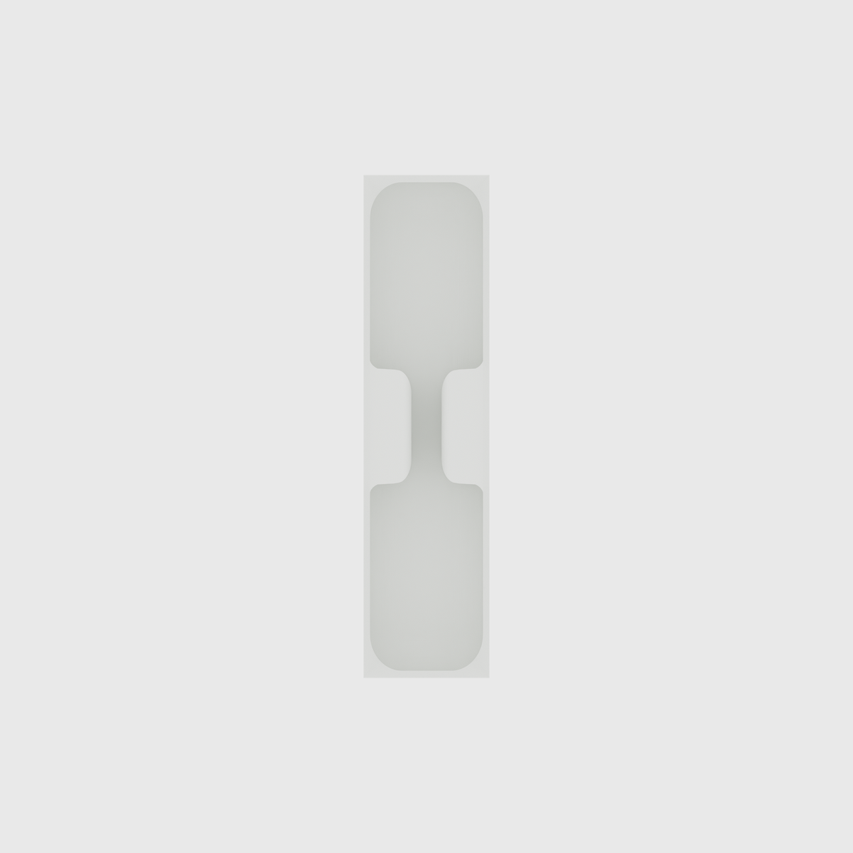 Cutlery Individual 8x2 in Cotton White