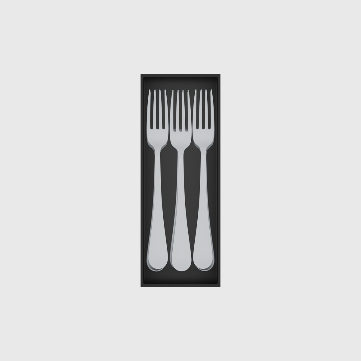 Cutlery Main 8x3 — example contents in Charcoal Black