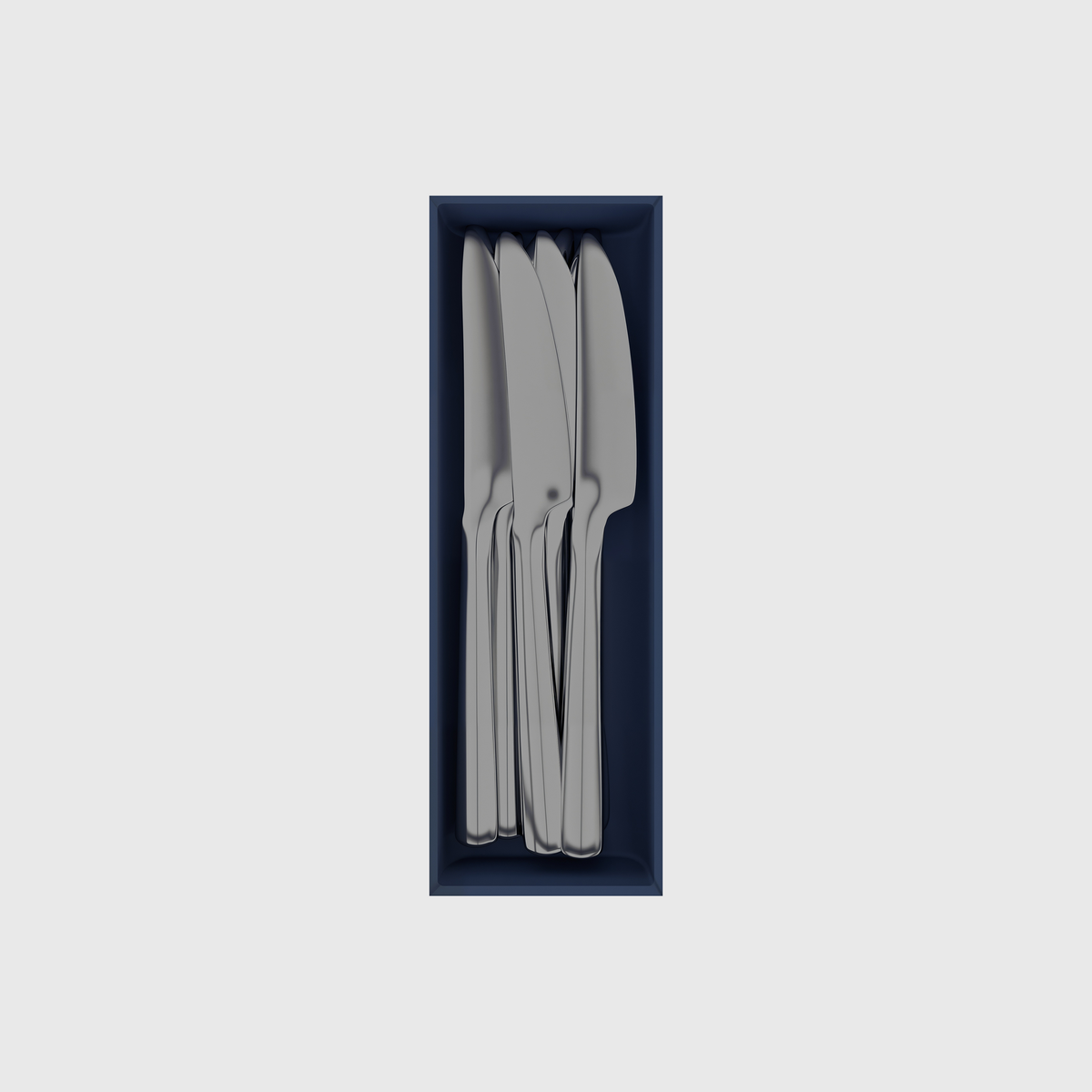 Long Utensil Organiser in Army Blue — 9×3 modular drawer organiser, food-safe PLA bioplastic