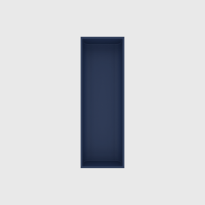 Long Utensil Organiser in Army Blue — 9×3 modular drawer organiser, food-safe PLA bioplastic, alternate angle